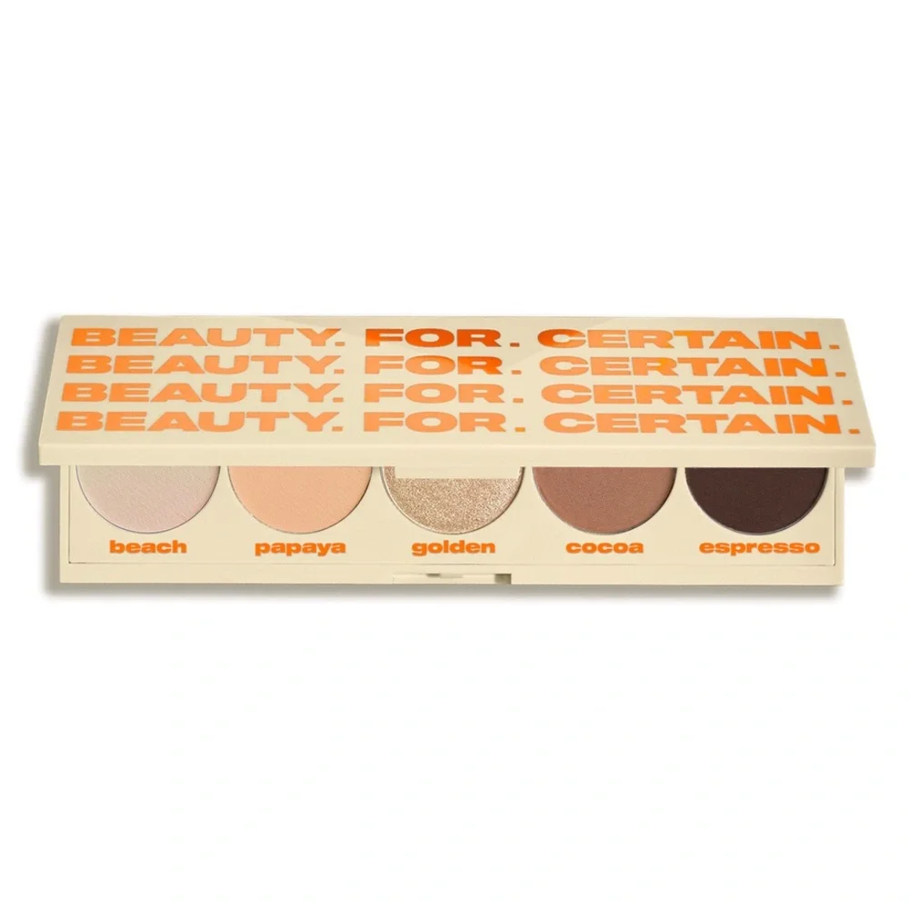 Beauty For Certain Papaya To Palazzo Eyeshadow Palette NIB